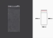 Plastična providna kesica 100x270mm sa samolepljivim zatvaranjem - 1000 kom Plastična providna kesica 100x270mm sa samolepljivim zatvaranjem - 1000 kom