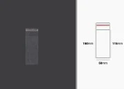 Plastična providna kesica 50x150mm sa samolepljivim zatvaranjem - 1000 kom