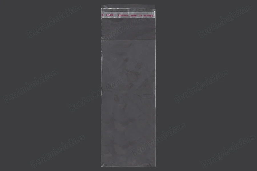 Plastična providna kesica 50x150mm sa samolepljivim zatvaranjem - 1000 kom-dimenzije_slike
