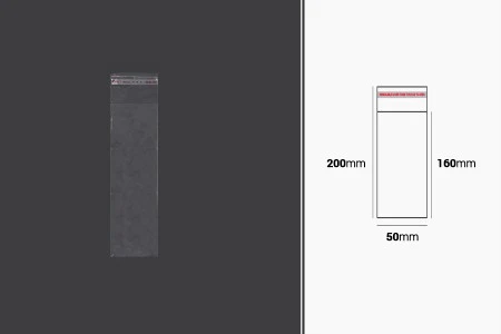 Plastična providna kesica 50x200mm sa samolepljivim zatvaranjem - 1000 kom-1