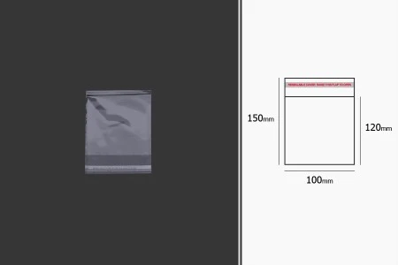 Plastična providna kesica 100x150mm sa samolepljivim zatvaranjem - 1000 kom-3