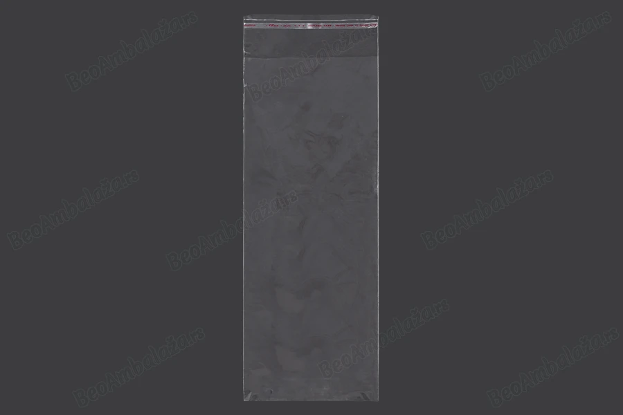 Plastična providna kesica 130x370mm sa samolepljivim zatvaranjem - 1000 kom-dimenzije_slike