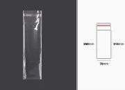 Providna kesa 70x250mm sa samolepljivim zatvaranjem - 1000 kom-dimenzije_slike