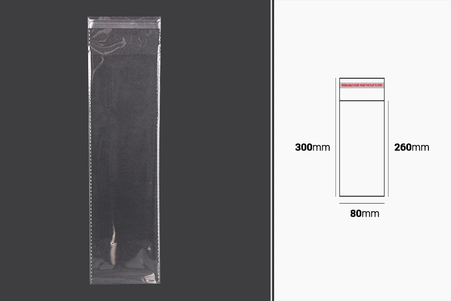 Providna kesa 80x300mm sa samolepljivim zatvaranjem - 1000 kom