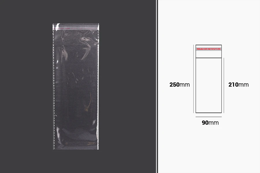 Providna kesica 90x250 mm sa samolepljivim zatvaranjem- 1000kom-dimenzije_slike