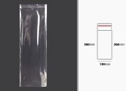 Providna kesa 100x300mm sa samolepljivim zatvaranjem - 1000 kom-dimenzije_slike