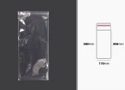 Providna kesa 110x250mm sa samolepljivim zatvaranjem - 1000 kom