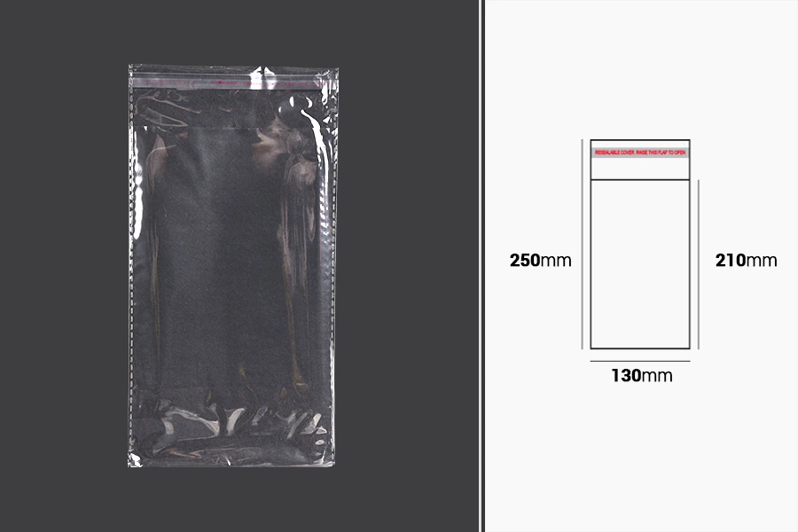 Providna kesa 130x250mm sa samolepljivim zatvaranjem - 1000 kom