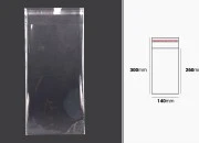 Providna kesa 140x300mm sa samolepljivim zatvaranjem - 1000 kom-dimenzije_slike