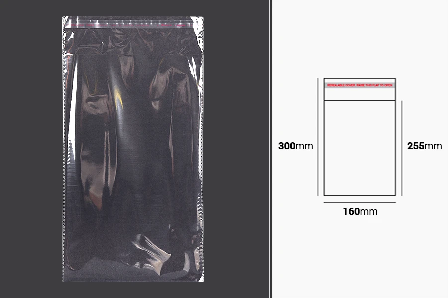 Providna kesa 160x300mm sa samolepljivim zatvaranjem - 1000 kom-dimenzije_slike