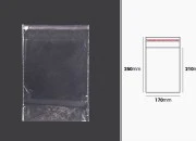Providna kesa 170x250mm sa samolepljivim zatvaranjem - 1000 kom Providna kesa 170x250mm sa samolepljivim zatvaranjem - 1000 kom-dimenzije_slike