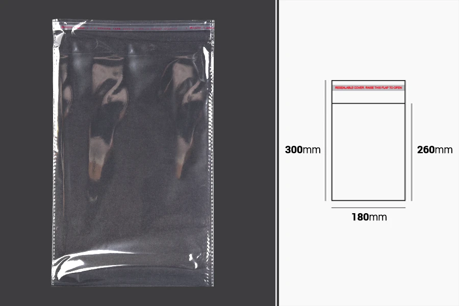 Providna kesa 180x300mm sa samolepljivim zatvaranjem - 1000 kom