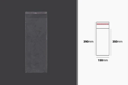 Plastična providna kesica 150x390mm sa samolepljivim zatvaranjem - 1000 kom-1