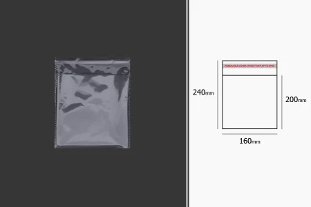 Plastična providna kesica 160x240mm sa samolepljivim zatvaranjem - 1000 kom-3
