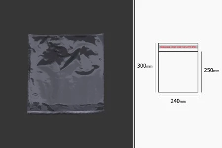 Plastična providna kesica 240x300mm sa samolepljivim zatvaranjem - 1000 kom-3
