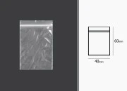Plastična kesica 40x60mm, providna i sa belim zip zatvaračem - 500 kom-dimenzije_slike