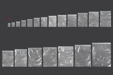 Plastična kesica 40x60mm, providna i sa belim zip zatvaračem - 500 kom-6