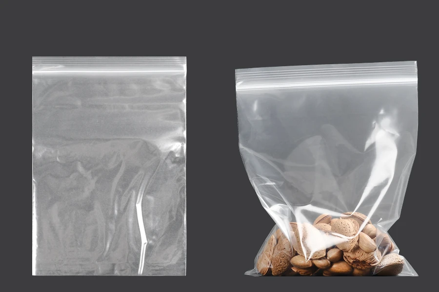 Plastična kesica 140x200mm, providna i sa belim zip zatvaračem - 100 kom Plastična kesica 140x200mm, providna i sa belim zip zatvaračem - 100 kom-grupa_slika