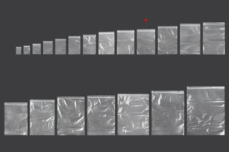Plastična kesica 140x200mm, providna i sa belim zip zatvaračem - 100 kom-7