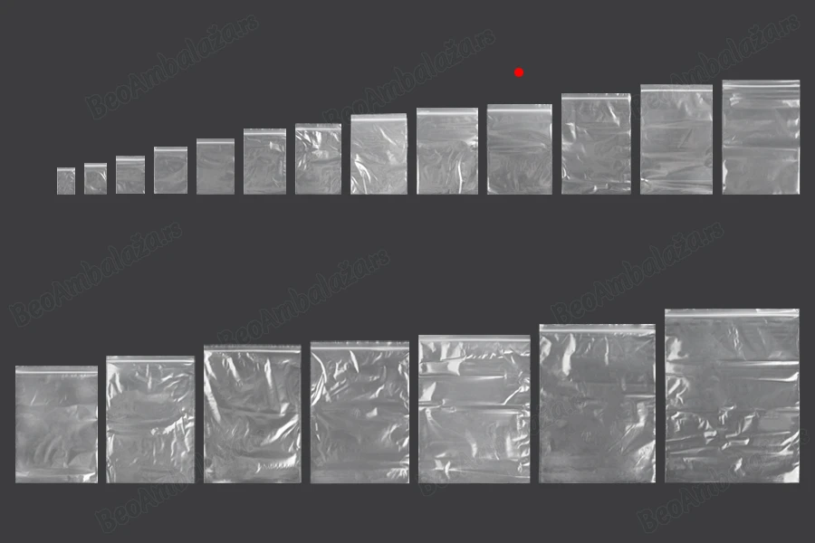 Plastična kesica 140x200mm, providna i sa belim zip zatvaračem - 100 kom-grupa_slika