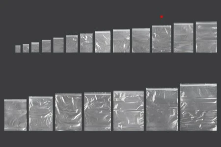 Plastična kesica 150x220mm, providna i sa belim zip zatvaračem - 100 kom-7