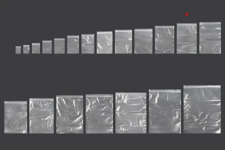 Plastična kesica 160x230mm, providna i sa belim zip zatvaračem - 100 kom-7
