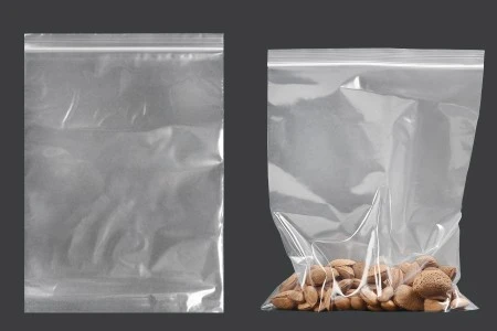 Plastična kesica 200x285mm, providna i sa belim zip zatvaračem - 100 kom-5