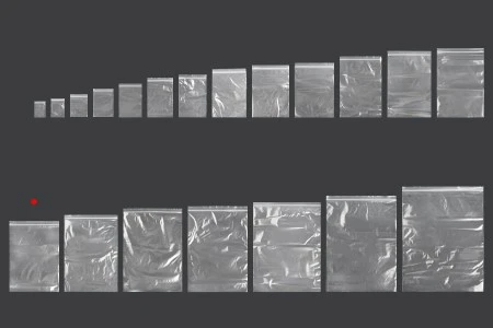 Plastična kesica 200x285mm, providna i sa belim zip zatvaračem - 100 kom-7