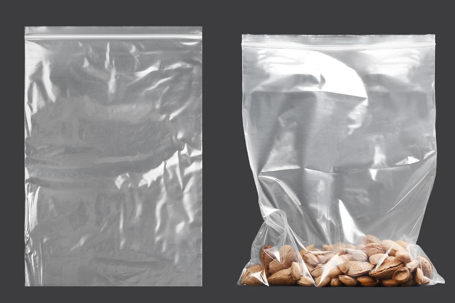 Plastična kesica 220x320mm, providna i sa belim zip zatvaračem - 100 kom-grupa_slika