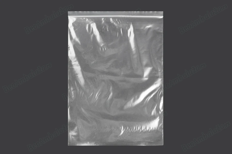 Plastična kesica 240x340mm, providna i sa belim zip zatvaračem - 100 kom-slika_proizvoda