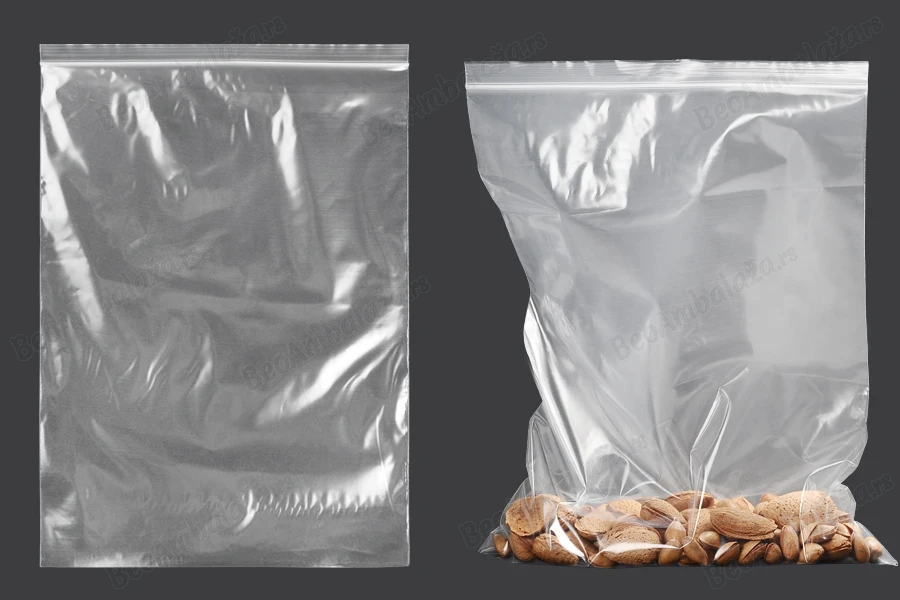 Plastična kesica 240x340mm, providna i sa belim zip zatvaračem - 100 kom-grupa_slika