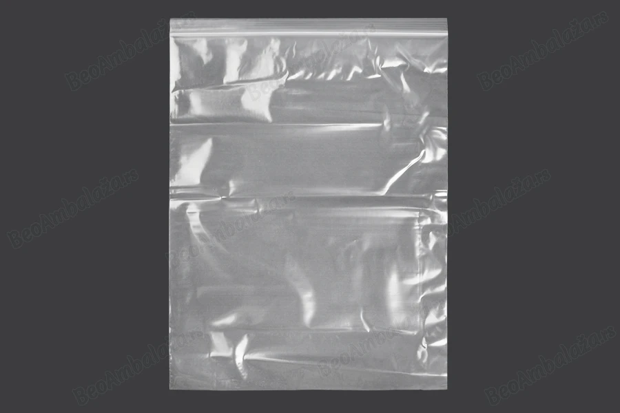 Plastična kesica 280x380mm, providna i sa belim zip zatvaračem - 100 kom-slika_proizvoda