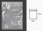 Plastična kesica 280x380mm, providna i sa belim zip zatvaračem - 100 kom Plastična kesica 280x380mm, providna i sa belim zip zatvaračem - 100 kom