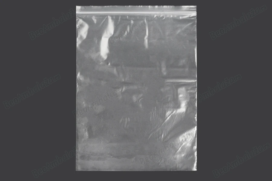 Plastična kesica 300x400mm, providna i sa belim zip zatvaračem - 100 kom-slika_proizvoda