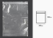 Plastična kesica 300x400mm, providna i sa belim zip zatvaračem - 100 kom Plastična kesica 300x400mm, providna i sa belim zip zatvaračem - 100 kom