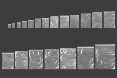 Plastična kesica 300x400mm, providna i sa belim zip zatvaračem - 100 kom-7