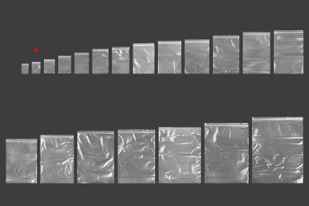Plastična kesica 50x70mm, providna i sa belim zip zatvaračem - 500 kom-6