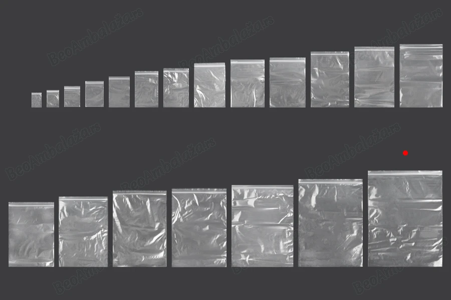 Plastična kesica 350x450mm, providna i sa belim zip zatvaračem - 100 kom-grupa_slika