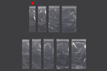 Plastična kesica 60x250mm, providna i sa belim zip zatvaračem - 100 kom-5