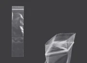 Plastična kesica 60x250mm, providna i sa belim zip zatvaračem - 100 kom-slika_proizvoda