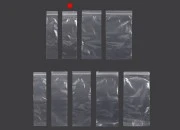 Plastična kesica 80x250mm, providna i sa belim zip zatvaračem - 100 kom Plastična kesica 80x250mm, providna i sa belim zip zatvaračem - 100 kom