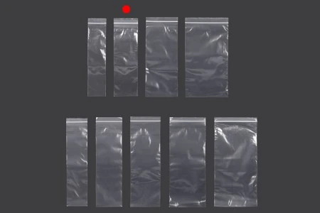 Plastična kesica 80x250mm, providna i sa belim zip zatvaračem - 100 kom-5