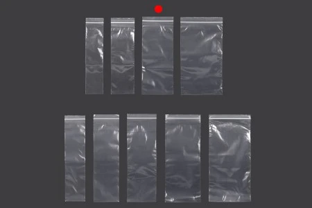Plastična kesica 100x250mm, providna i sa belim zip zatvaračem - 100 kom-7
