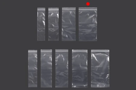 Plastična kesica 140x250mm, providna i sa belim zip zatvaračem - 100 kom-6