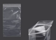 Plastična kesica 140x250mm, providna i sa belim zip zatvaračem - 100 kom Plastična kesica 140x250mm, providna i sa belim zip zatvaračem - 100 kom