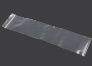 Plastična kesica 70x300mm, providna i sa belim zip zatvaračem - 100 kom
