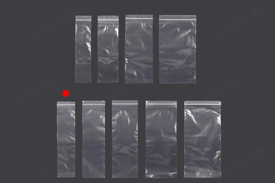 Plastična kesica 70x300mm, providna i sa belim zip zatvaračem - 100 kom-grupa_slika