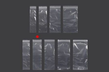 Plastična kesica 90x300mm, providna i sa belim zip zatvaračem - 100 kom-6