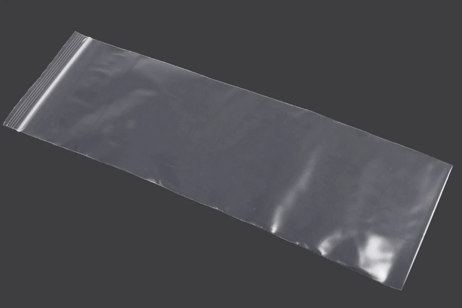 Plastična kesica 100x300mm, providna i sa belim zip zatvaračem - 100 kom-grupa_slika