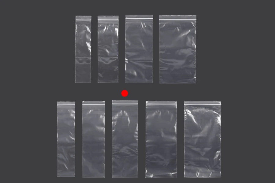 Plastična kesica 100x300mm, providna i sa belim zip zatvaračem - 100 kom-grupa_slika